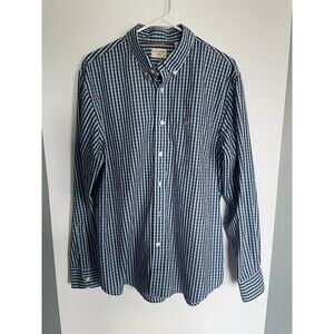 Dockers Long Sleeve Button-Up Shirt Size Large